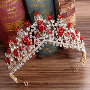 Vintage Baroque Crystal Tiaras Crown Diadem Headbands Wedding Hair Accessories bc30 - www.eufashionbags.com