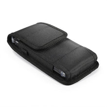 Carica l&#39;immagine nel visualizzatore di Gallery, Solid Black Phone Pouch Fanny Pack Belt Clip Without Carabiner Hanging Waist Bag - www.eufashionbags.com