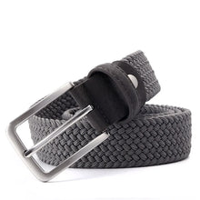Load image into Gallery viewer, Elastic Belt For Men And For Women Waist Belt Canvas Stretch Braided Woven Leather Belt