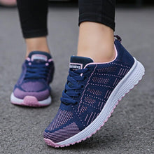 Load image into Gallery viewer, Fashion Women Breathable Sneakers Walking Casual Shoes Mesh Flat Shoes - www.eufashionbags.com