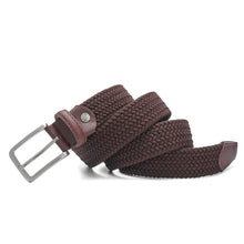 Charger l&#39;image dans la galerie, Elastic Belt For Men And For Women Waist Belt Canvas Stretch Braided Woven Leather Belt
