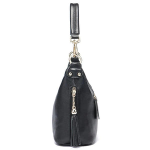 Fashion Natural Leather Women Handbag Tassel Messenger Crossbody Purse y12 - www.eufashionbags.com