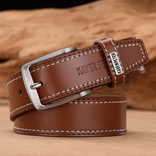 Load image into Gallery viewer, Classic Men&#39;s Leather Belt Alloy Pin Buckle Men&#39;s Matching Jeans Business Cowhide Belt