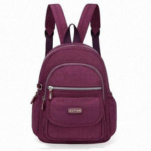 画像をギャラリービューアに読み込む, Mini Nylon Women Backpacks Casual Lightweight Strong Small Packback Daypack - www.eufashionbags.com