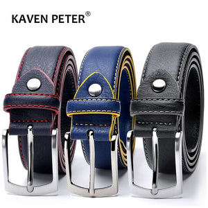 Hot Sale Leather Belt Men Italian Design Casual Men's Leather Belts For Jeans