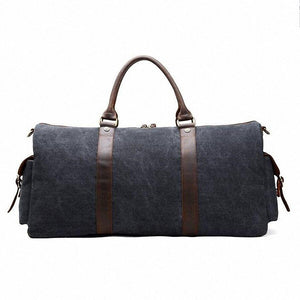 Men Canvas Leather Bucket Travel Bags Carry On Luggage Bags Men Duffel Bags l71 - www.eufashionbags.com