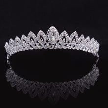 Charger l&#39;image dans la galerie, Sparkling Bridal Tiara Crown Princess Crystal Women Hair Jewelry dc18