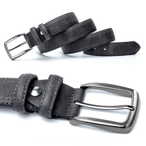 Men Vintage Belts For Jeans Luxury Split Leather Belt Men Designer Belts