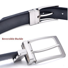 Load image into Gallery viewer, Mens Belt Formal Leather Reversible Buckle Belts Mens Leather Handmade Belt