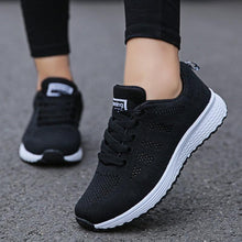 画像をギャラリービューアに読み込む, Fashion Women Breathable Sneakers Walking Casual Shoes Mesh Flat Shoes - www.eufashionbags.com