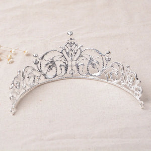 Sparkling Bridal Crystal Tiara Crowns Princess Queen Pageant Prom Rhinestone Veil Tiara Headband a106