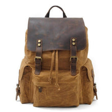 Load image into Gallery viewer, High Quality Waterproof Backpack Men Canvas Travel Shoulder Rucksack School Bag l69 - www.eufashionbags.com
