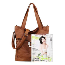 Load image into Gallery viewer, Large Genuine Leather Handbag Women Shoulder Bag Casual Tote Purse l69 - www.eufashionbags.com