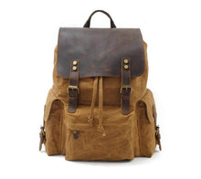 Load image into Gallery viewer, High Quality Waterproof Backpack Men Canvas Travel Shoulder Rucksack School Bag l69 - www.eufashionbags.com
