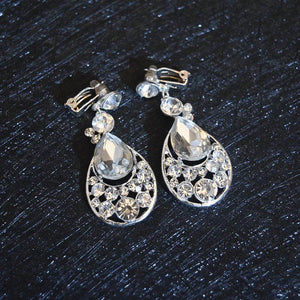 Luxury Rhinestone Bridal Jewelry Sets Crystal Crown Tiaras Necklace Earrings Set a100