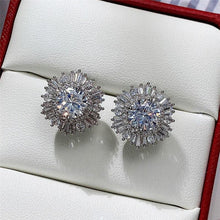 Load image into Gallery viewer, Full Cubic Zirconia Women Stud Earrings Wedding Jewelry he171 - www.eufashionbags.com