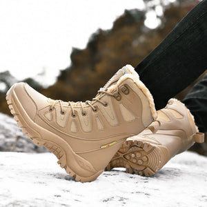 Winter Women Warm Boots Plus Size 36-46 Mid-Calf Motorcycle Boots
