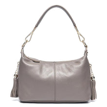 Load image into Gallery viewer, Fashion Natural Leather Women Handbag Tassel Messenger Crossbody Purse y12 - www.eufashionbags.com