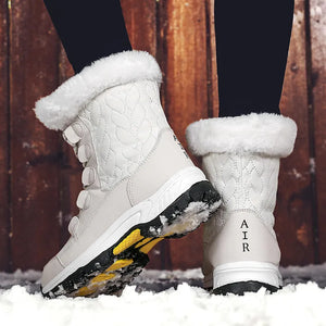 Classic Women Snow Boots Winter Warm Shoes Handmade Platform Shoes