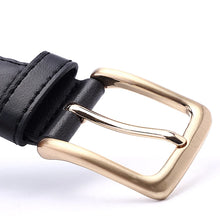 Cargar imagen en el visor de la galería, Black PU Leather Belt For Women Pin Buckle Jeans Luxury Brand Casual Strap High Quality Waistband
