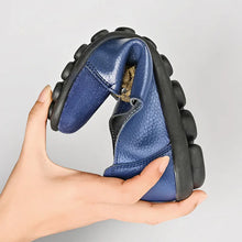 Cargar imagen en el visor de la galería, Women Genuine Leather Shoes Ballerina Lace Up Flats Loafers