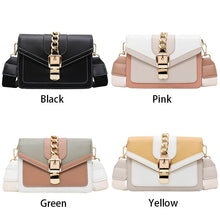 Load image into Gallery viewer, Small Summer Contrast Color PU Leather Crossbody Bags For Women New  Chain Shoulder Messenger Handbags
