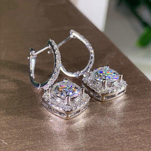 Charger l&#39;image dans la galerie, Fashion Square Drop Dangle Earrings Women Zircon Bridal Jewelry Gift hr100 - www.eufashionbags.com