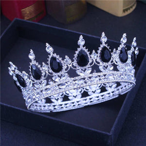 Luxury Crystal Queen King Women Headpiece Wedding Tiaras and Crowns dc03 - www.eufashionbags.com