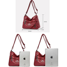Cargar imagen en el visor de la galería, Fashion Shoulder Crossbody Bags for Women High Quality Soft Pu Leather Messenger Bag for Girls 2024 Female Purse And Handbags