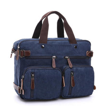 Load image into Gallery viewer, Men Vintage Canvas Messenger Bag Travel Shoulder Bag School Bag l72 - www.eufashionbags.com
