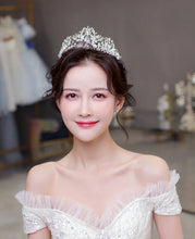 画像をギャラリービューアに読み込む, Baroque Luxury Rhinestone Beads Heart Bridal Tiaras Crown a85