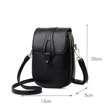 Load image into Gallery viewer, PU Leather Crossbody Shoulder Bags for Women Handbag Mobile Phone Purse w56