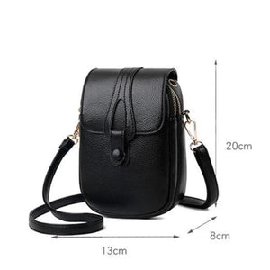 PU Leather Crossbody Shoulder Bags for Women Handbag Mobile Phone Purse w56