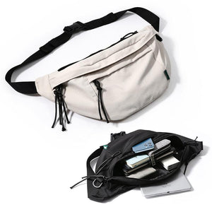 oversized Multifunctional fanny pack Waterproof Oxford Chest Bag - www.eufashionbags.com