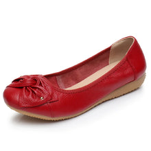 画像をギャラリービューアに読み込む, Genuine Leather Slip On Women&#39;s Flats Shoes Loafers