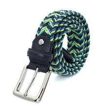 Carica l&#39;immagine nel visualizzatore di Gallery, Fashion Wax Rope Weaving Tactical Canvas Belts For Men Women Military Strap Metal Alloy Pin Buckle