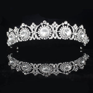 Sparkling Bridal Tiara Crown Princess Crystal Women Hair Jewelry dc18