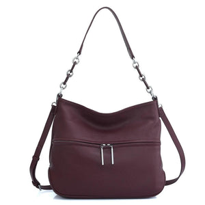 Soft Cowhide Leather Winter Women's Shoulder Bag Casual Crossbody Handbag y31 - www.eufashionbags.com