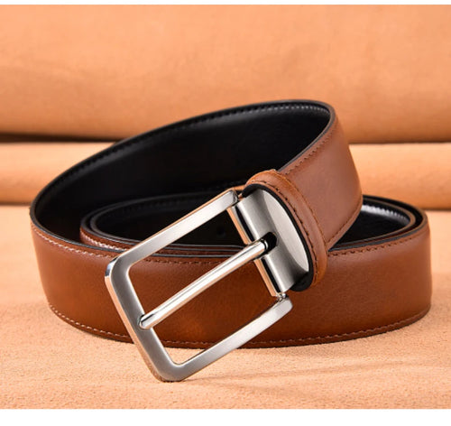 New Style Men Leather Belt Genuine Cow Leather Belts High Quality Pasek