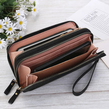 Load image into Gallery viewer, Large Zipper Wallet Women Long Purse Clutch Mobile Phone Bag w141