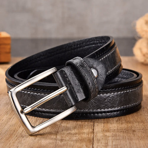 New Men's Belt Casual Strap Jeans Designer Trouser Belts Genuine Leather Pin Buckle