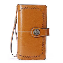 Charger l&#39;image dans la galerie, Fashion Anti-theft Women&#39;s Wallets Genuine Leather Large Coin Purse Card Holders y03 - www.eufashionbags.com