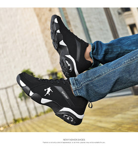 New Men Shoes Men's Sneakers Outdoor Leather Men Casual Shoes Comfortable Walking Sneakers