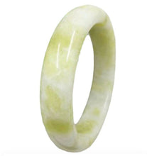 Charger l&#39;image dans la galerie, Genuine Natural Green Jade Bangle Bracelet White Jade bangle Yellow Jade Bangles