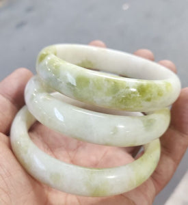 Genuine Natural Green Jade Bangle Bracelet White Jade bangle Yellow Jade Bangles