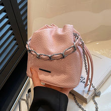 Charger l&#39;image dans la galerie, Fashion Women Mini Bucket Bags Luxury Designer Shoulder Bags Pink Messenger Bags