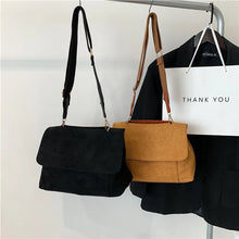 Cargar imagen en el visor de la galería, Suede Vintage Shoulder Bag Large Capacity Handbag Casual Commuter Shopping All-match Purses and Handbags NEW
