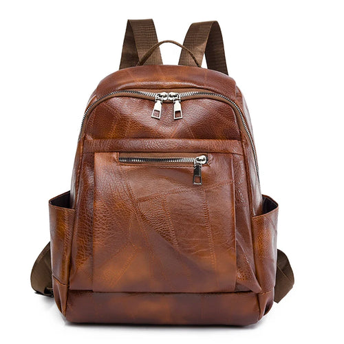 Fashion Backpacks High Quality Leather Bagpack for Women Rucksacks Large School Bag Ladies Travel Bags Mochilas