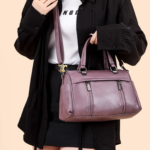 Zipper Design Small Pu Leather Bags for Women 2024 New Fashion Y2K Crossbody Bag