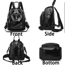 Carica l&#39;immagine nel visualizzatore di Gallery, Female Backpack NEW Women Leather Backpack Multifunction women Travel Backpack Sac A Dos Femme School Bags For Teenage Girls